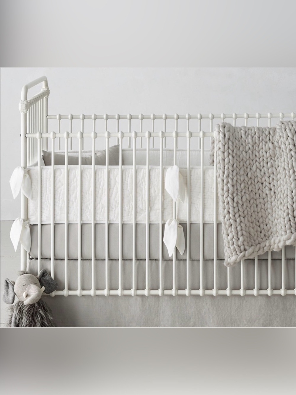 RH Baby & Child Chunky Hand-Knit Stroller Blanket